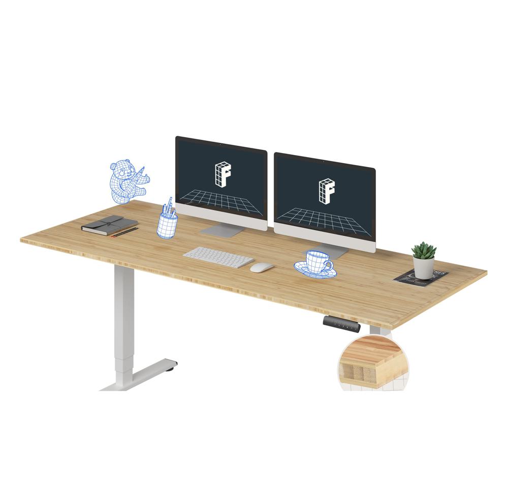 Amazon.com: FlexiSpot E6 Bamboo 3-Stage Dual Motor 72 x 30